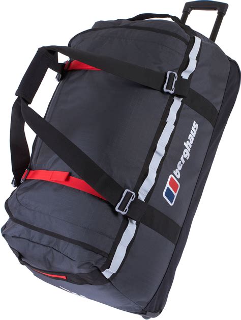 berghaus 100l holdall with wheels.